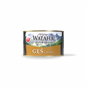 Wataha 83% Gęś z ryżem 410g