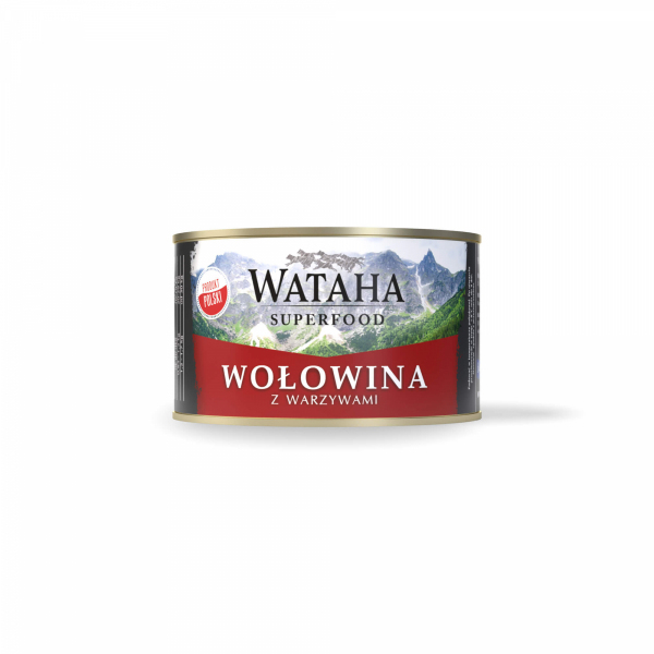 Wataha 98% wołowiny z dodatkiem warzyw i witamin 410g