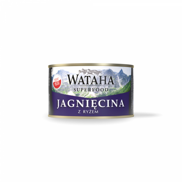 Wataha Puszka 70% Jagnięcina z ryżem 410g
