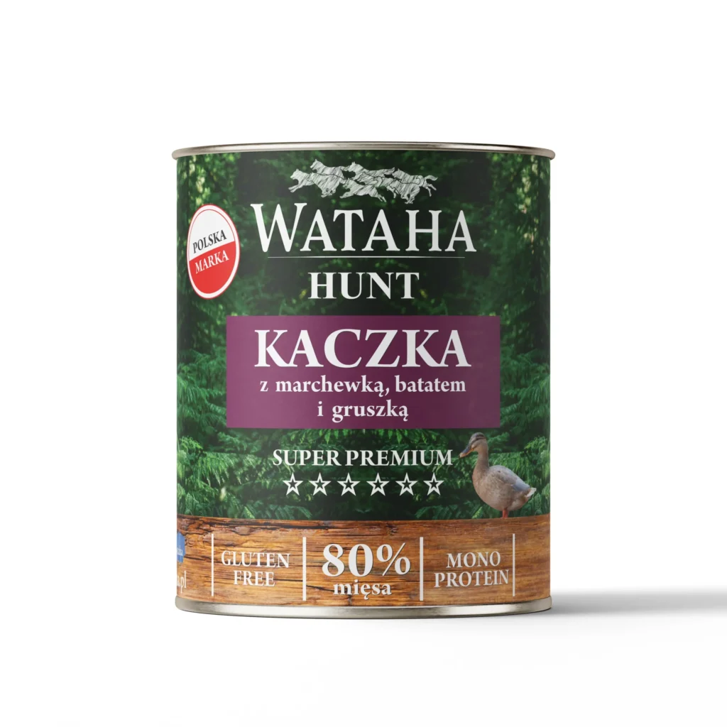 Wataha HUNT Mono Protein Kaczka z marchewką 800g