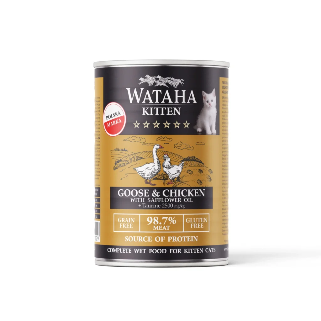 Wataha Hunt Kitten Gęsina z Kurczakiem 400g
