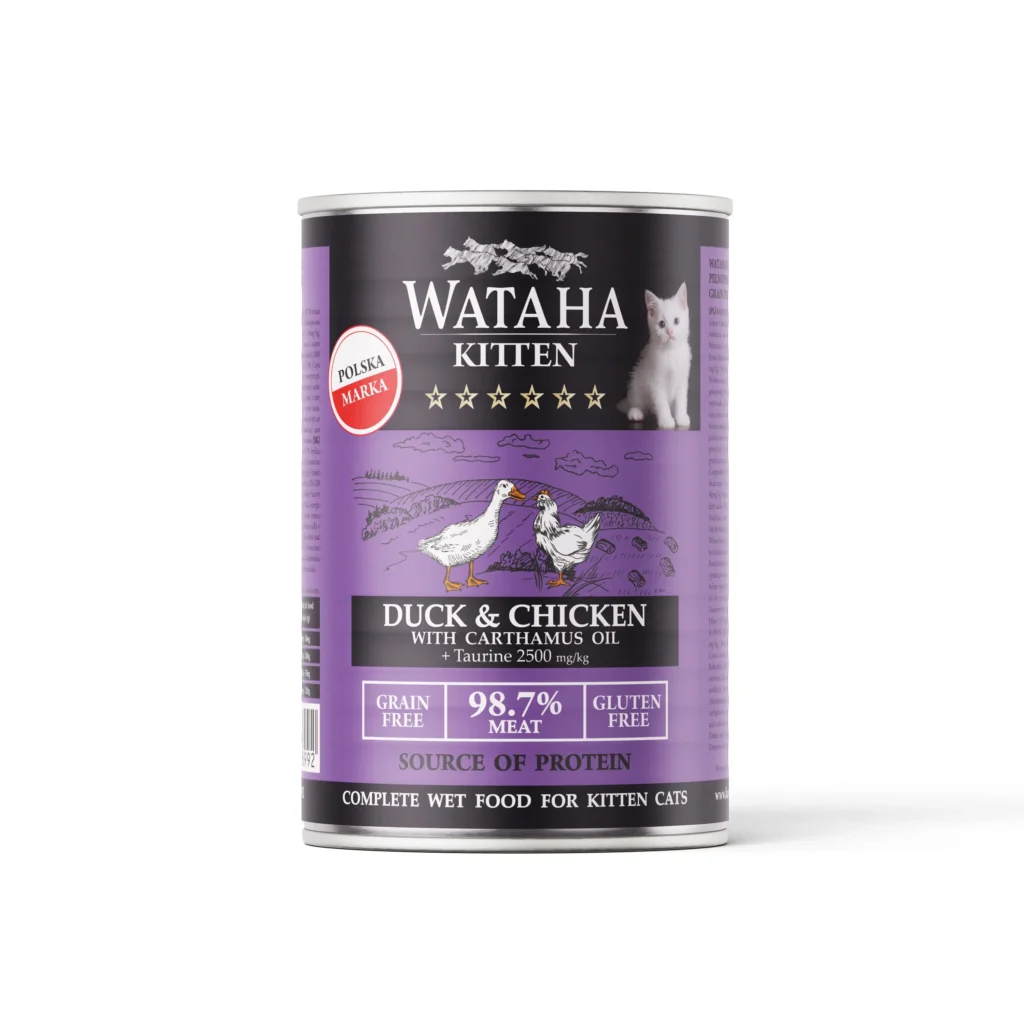 Wataha Hunt Kitten Kaczka z Kurczakiem 400g