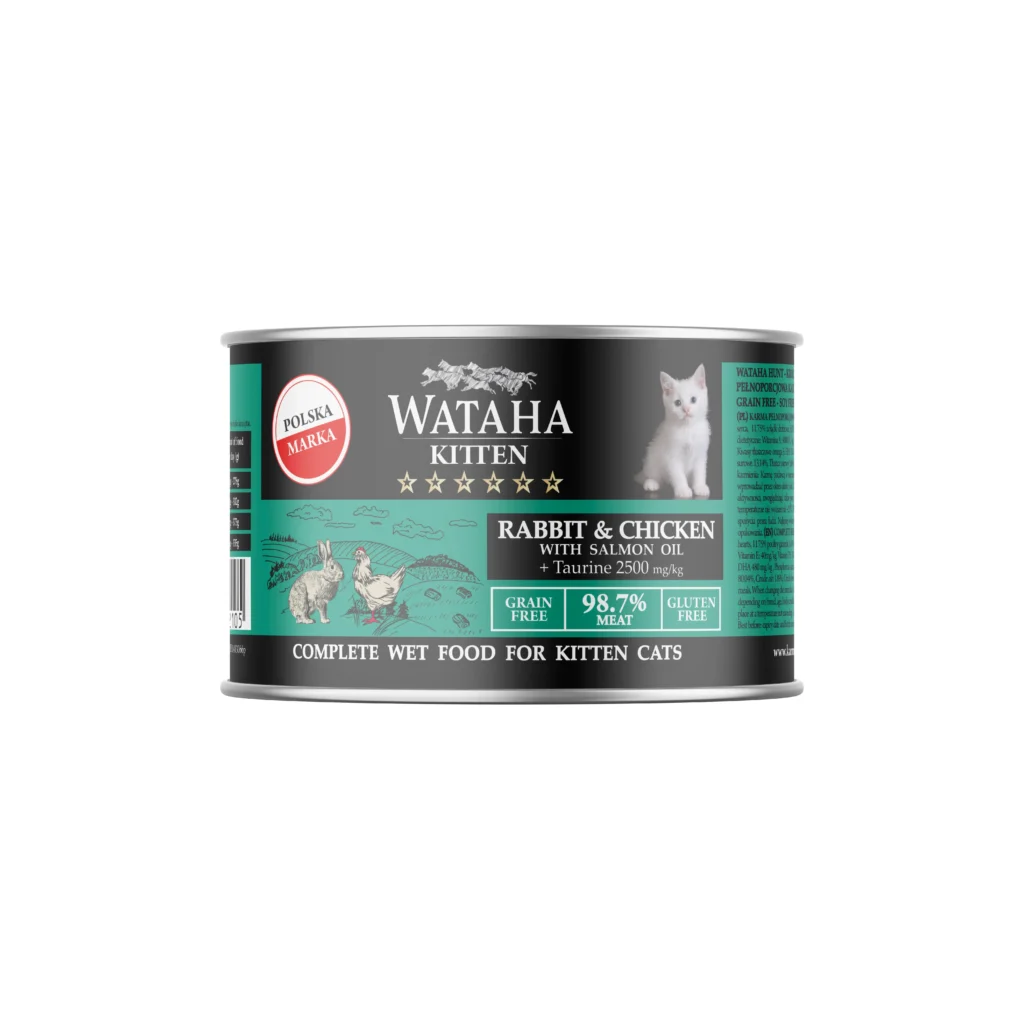 Wataha Hunt Kitten Królik z Kurczakiem 200g
