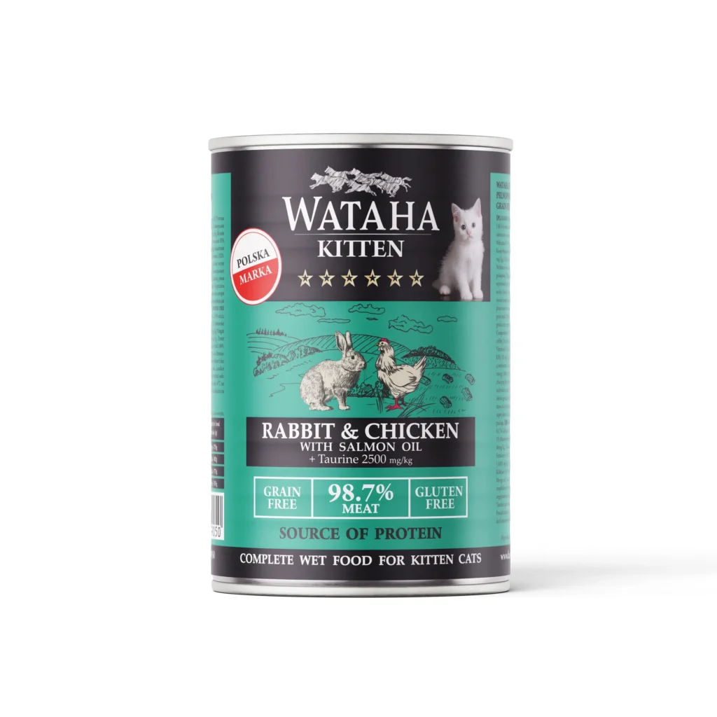 Wataha Hunt Kitten Królik z Kurczakiem 400g