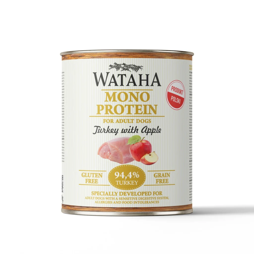 Wataha Mono Protein Indyk z jabłkiem 800g